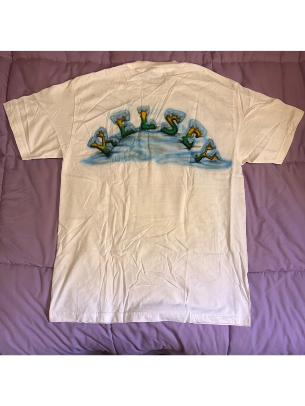 This Is How We Roll Airbrushed Mariposa School Bus Graphic T-Shirt Large Alstyle - Picture 3 of 14